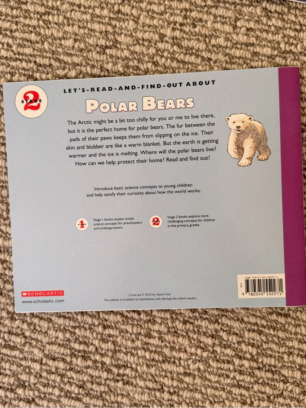 Large Lot Polar Bear Children’s Book Lot – 33 Books – Classroom / Homeschool